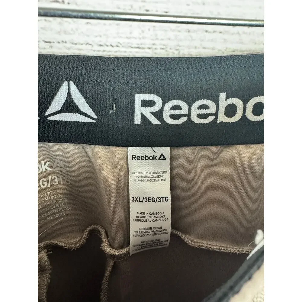 Reebok Men's Brown Slim Flow Sweat Jogger Pants Size 3XL
